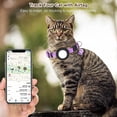 thumbnail image 4 of para collar de gato con cascabeles, para collar de mascota con soporte impermeable y cierre de seguridad, 4 of 5
