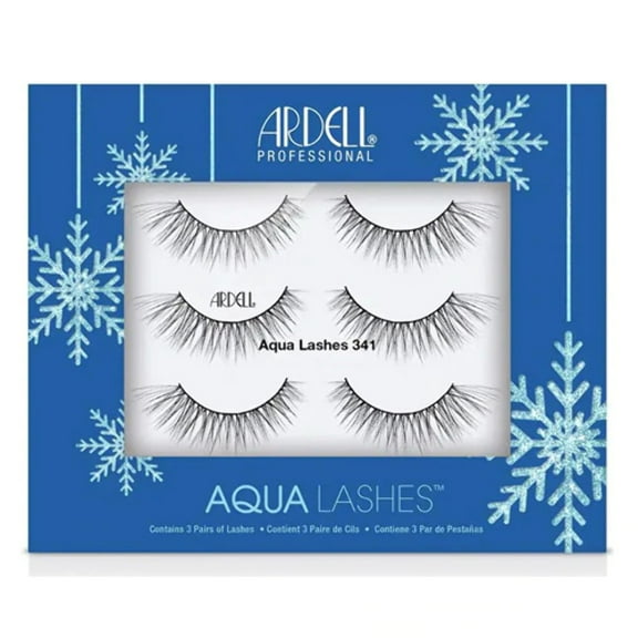 Ardell 341 Aqua False Strip Lashes 3 Sets of Lashes