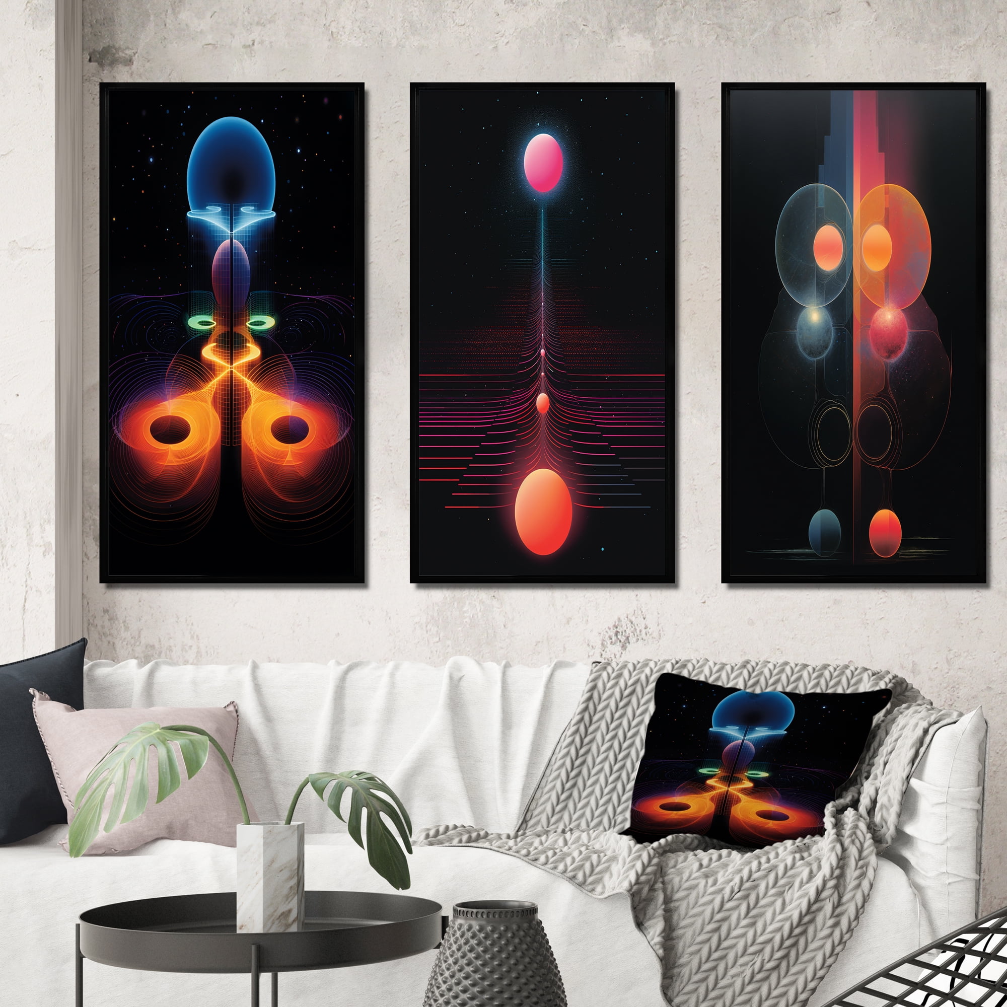 「MOON.」CLARITY ART moon and sun and stars, symbolic, esoteric, intricate, fine