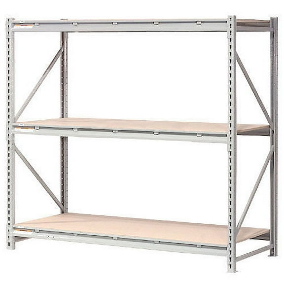 Extra High Capacity Bulk Rack With Wood Decking, Starter Unit, 60"W x 36" x 96"H