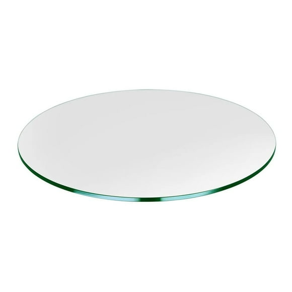 Dulles Glass 32 Inch Round 3/8 Inch Thick Tempered Glass Table Top