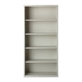 thumbnail image 2 of Hirsh 5 Shelf Metal Bookcase, 72in. Height, Gray, 2 of 6