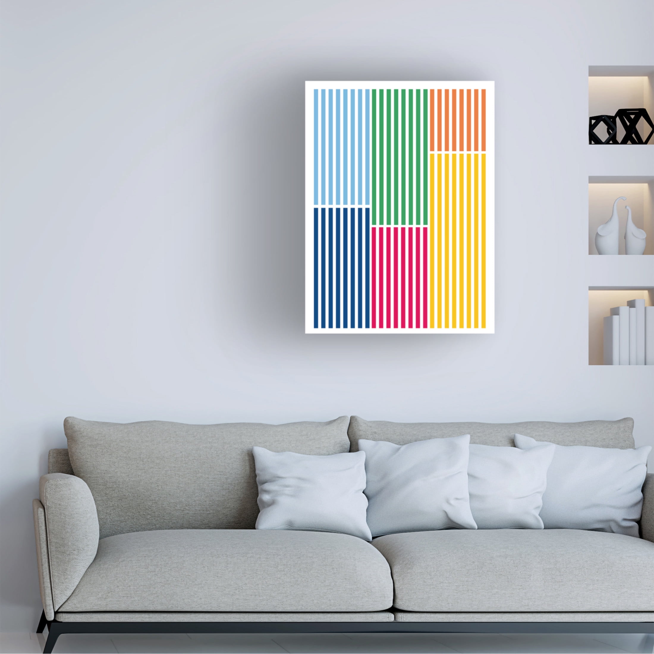 Trademark Fine Art SERGIO ORTIZ SUMMER DAYS Canvas Wall Art