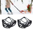 thumbnail image 4 of Tension Spring Crampons, High Tension Multi Directional Traction Ice Snow Grips Ultra Lightweight  For Jogging, 4 of 8