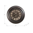 thumbnail image 4 of Clocks, 30" Round, Large Oversized, Wall Clock, Brown, Transitional, 4 of 4
