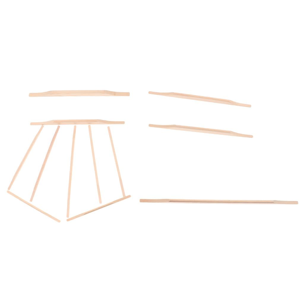 LeeQinersw 24 Pcs Spruce Bracewood Kit for Acoustic/Classical Guitar Makers Luthiers Supply