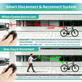 thumbnail image 2 of GreenCycle Two-Way Rechargeable Bike Alarm with Remote, Bike Alarm and Tracker,121dB Super Loud,4Volume Settings,984ft Wireless Range, for Ebike Motorcycle Bicycle Car Mobility Scooter Waterproof, 2 of 8