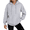 Gray, variant on Womens Solid Trendy Hoodies Fall Casual Long Sleeve Hooded Sweatshirts Loose Comfy Trendy Pullover Tops with Pockets