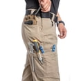 thumbnail image 3 of NAVEKULL Men's Stretch Ripstop Cargo Pants Water Resistant Flex Hiking Pants Lightweight EDC Operator Utility Work Pants, 3 of 7