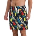 thumbnail image 2 of Naloa Parrot Men's Beach Shorts, Surfing shorts, Swim trunks, Quick Dry Swim Trunks for Surfing Beach Fun - Small, 2 of 9