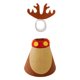 thumbnail image 1 of Trajes de ganso, reno, Papá Noel y muñeco de nieve de 7 pulgadas para el porche y estilos festivos, 1 of 6