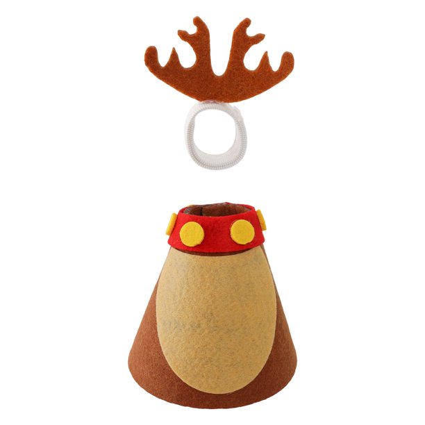 Trajes de ganso, reno, Papá Noel y muñeco de nieve de 7 pulgadas para el porche y estilos festivos