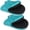 Coral Blue, variant on 1 Pair Short Oven Mitts - Silicone Kitchen Oven Gloves High Heat Resistant 500℉, Mini Oven Mits with Non-Slip Grip Surfaces and Hanging Loop for BBQ, Baking, Cooking and Grilling