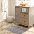 thumbnail image 5 of REGALWOVEN Non Slip Washable Soft Absorbent Bath Rug with Rubber Backing for Shower Floor Grey 20" x 32", 5 of 7