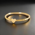 thumbnail image 2 of Sterling silver heart design stacking promise ring, 2 of 5