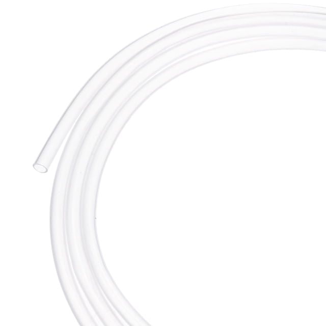 Tubo de silicona Uxcell, 1/8" (3mm) ID x 5/32" (4mm) OD, tubo flexible de goma de silicona, manguera de agua de alta temperatura de 5 pies para bomba y transferencia de líquidos.