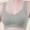 Grey, variant on Sports Bras for Women Large Bust Full Coverage Comfort Embedded Support Sports Bra Wireless Bras
