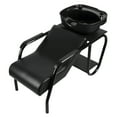 thumbnail image 2 of Lanzxjv Shampoo Bowl with Chair Set Hair Washing Station, Ergonomic Design Backwash Barber Chair Shampoo Bowl Set, Shampoo Bowl Sink Chair for Barbershop Beauty SPA, 2 of 6