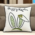 thumbnail image 5 of A Easter Pillow Cover Double Sided Cushion Case Bunny And Eggs Pattern Pillowcase With Festive Design Invisible Zipper And Easy-Clean Polyester Fabric For Living Room Bedroom And Holiday D, 5 of 7
