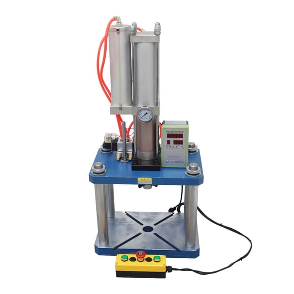 Pneumatic Punch Machine Four Pillars Metalworking Punch 110V with Display Controller