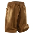 thumbnail image 5 of TEAJOPSUU Men's Cargo Shorts Drawstring Waist Cargo Shorts with Multi-Pocket Design Quick Dry and Sweat-Wicking Features Coffee, 5 of 8