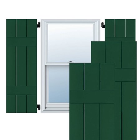 - Ekena Millwork Exterior 3 Real Wood Pine Board-N-Batten Shutter (Set of 2)