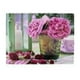 Northlight Bougie de Fleur Rose et Vert LED Éclairé Scintillement Toile Art Mural 11.75 "x 15.75" – image 3 sur 3