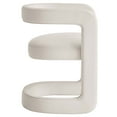 thumbnail image 3 of Winslow Performance Velvet Barrel Accent Chair in Alabaster, 3 of 10