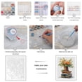 thumbnail image 3 of Paint By Numbers Kit for Adults Beginner - DIY Rustic Bouquet On Vintage Books Canvas Painting Kits for Adults, Frameless Paint By Number for Adults for Home Wall Decor 16x20 Inch, 3 of 7
