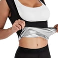 thumbnail image 2 of QSAWXQZ Women's Waist Trainer Tank Sleeveless Compression Sauna Tank Top Shapewear Smooth Under Clothes 2XL, 2 of 6