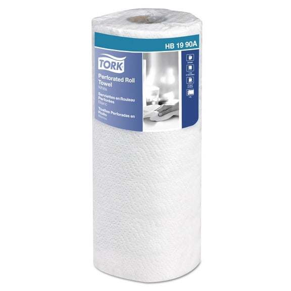 Tork Universal Perforated Towel Roll, 2-Ply, 11 x 9, White, 84/Roll, 30Rolls/Carton -TRKHB1990A