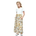 thumbnail image 2 of My Orders Gamivast Girls Summer Skirts Floral Flowy Elastic Waist Skirts 2025 A Line Casual Skirts Vacation Boho Beach Skirts White 9 Years Vestidos De Verano Para Niña, 2 of 8