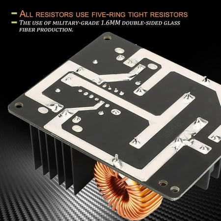 - 1000W 20A ZVS Low Voltage Induction Heating Coil Module Flyback Driver Heater
