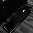 thumbnail image 2 of ¡Venta caliente! Alfombra de baño de ataúd Alfombra de Halloween, Decoración gótica para el hogar Sala de estar Baño Dormitorio Cocina Ataúd Felpudo de Halloween Regalo de fantasma de terror, 2 of 3