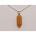 thumbnail image 2 of Citrine Healing Crystal Point Necklace Silver tone Citrine, 2 of 9