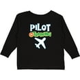 thumbnail image 3 of Inktastic Pilot in Training Airplane Boys Future Job Boys or Girls Long Sleeve Toddler T-Shirt, 3 of 5