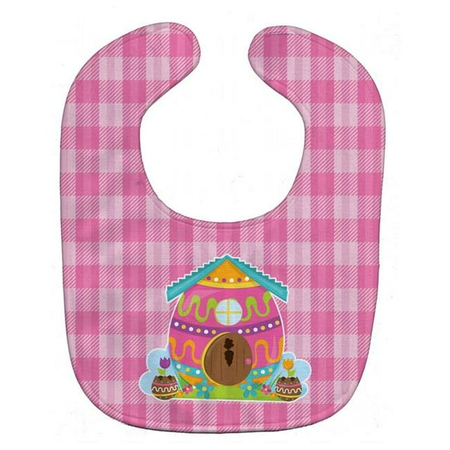 Carolines Treasures BB6899BIB Bavoir pour Bébé de Pâques Rabbits House