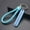 blue, variant on Creative Hand Woven DIY Leather Strap Car Key Clip ​ Car Key Holder Lanyard Keyring Phone Number Keychain PURPLE