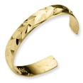 thumbnail image 2 of 14K Yellow Gold Diamond Cut Toe Ring, 2 of 3