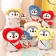 thumbnail image 2 of Juguete de peluche Kawaii de pingüino para niños, muñeco de peluche de dinosaurio, ballena, sol, pan, Animal de dibujos animados, regalo de cumpleaños y Navidad, 2 of 5