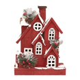 thumbnail image 1 of Casa Edificios de luces LED de Navidad, de mesa en miniatura Casa Figuras de Navidad Decoración para vacaciones, escritorio EstiloA 24x13x33cm Sunnimix Casa de pueblo, 1 of 8
