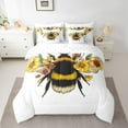 thumbnail image 2 of Castle Fairy Boys Girls Animal Honeybee Bedding Comforter Set 7pcs,Chic Floral Flowers Queen Bedding Sets Super Cozy,Spring Garden Queen Sheet Sets,Luxury Bedroom Decor,Reversible, 2 of 8