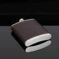 thumbnail image 5 of Flacon en Acier Inoxydable pour Hommes, Faux Cuir, Vodka, Whisky, Alcool, 5-9oz, 5 of 5