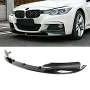 Car Front Bumper Spoiler Lip For 2012-2018 BMW F30 F31 3 Series M Sport Carbon Fiber Look