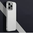 thumbnail image 1 of Phone Case for Iphone 14 15 plus pro max Cross grain genuine leather phone case, 1 of 3