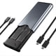 thumbnail image 3 of Carcasa SSD NVMe M.2 de Doble Bahía USB 3.2 Gen2 Tipo-C 10 Gbps NVMe 5 Gbps . Admite Hasta 8 TB., 3 of 5