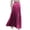 Purple, variant on Women’s High Waist Pleated Maxi Skirt Elegant A Line Long Skirt Flowy Lightweight Skirt for Casual and Formal Wear Khaki M