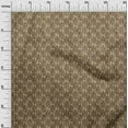 thumbnail image 3 of oneOone Cotton Cambric Brown Fabric Asian Dabu Print Craft Projects Decor Fabric Printed By The Yard 42 Inch Wide, 3 of 4