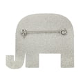 thumbnail image 3 of PinMart's Rhinestone Republican Party Elephant Political Brooch Lapel Pin, 3 of 3