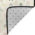 thumbnail image 3 of DouZhe Tapis de Zone Motif Pastel Abstrait Couleurs de Printemps Antidérapant Lavable en Machine, Style Tapis Paillasson, 63x48 Pouces, 3 of 6